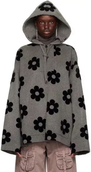 gucci flower hoodie women& 39|grey designer hoodie women's.